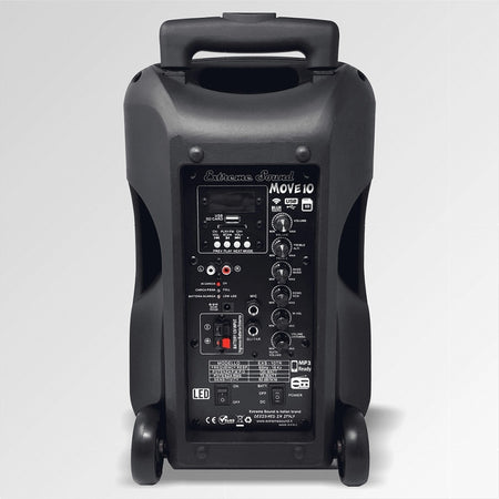 Cassa Audio A Batteria Ricaricabile Trolley Woofer 10" Usb Extreme Sound Move 10