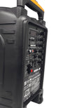 Cassa Portatile A Trolley 600 W Bluetooth Usb Rgb Con Microfono Wireless Van-m