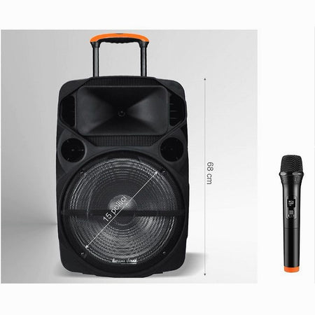 Cassa Audio Portatile Batteria Woofer 15" Usb Mp3 Microfono Extreme Sound Van-xl