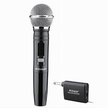 Microfono Professionale Uhf Con Ricevitore Wireless Karaoke Conferenze Ktv-8.6