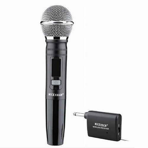 Microfono Professionale Uhf Con Ricevitore Wireless Karaoke Conferenze Ktv-8.6