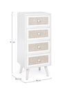 Cassettiera Montiel per interno, con 6 Cassetti, 66.5 x 36.5 x 76.5 cm