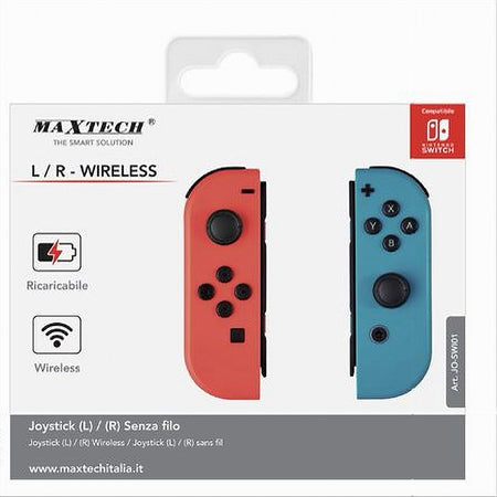 Joystick Wireless Bluetooth Ricaricabile Joy-con Sx & Dx Gamepad Switch Jo-swi01