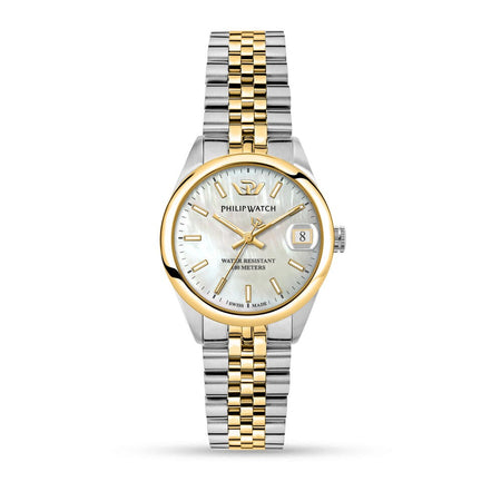 Orologio PHILIP WATCH donna Caribe data bicolore / madreperla