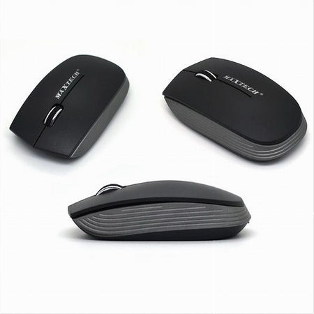 Mouse Wireless Da 2.4 Ghz Senza Filo Ultra Slim Bianco - Nero Pc Tablet Design