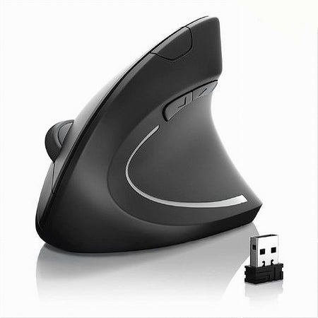 Mouse Verticale Ergonomico Ottico Wireless Senza Fili Pc Notebook Maxtech M-z016