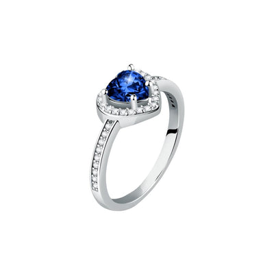 Anello MORELLATO donna Tesori Argento 925 / Cristallo blu