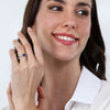 Anello MORELLATO donna Tesori Argento 925 / Cristallo blu