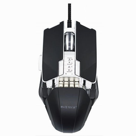 Mouse Gaming Con Cavo Luci Rgb Pulsanti 8000 Dpi Per Laptop Pc Notebook M-rgb01