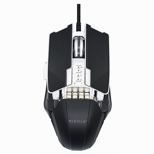 Mouse Gaming Con Cavo Luci Rgb Pulsanti 8000 Dpi Per Laptop Pc Notebook M-rgb01