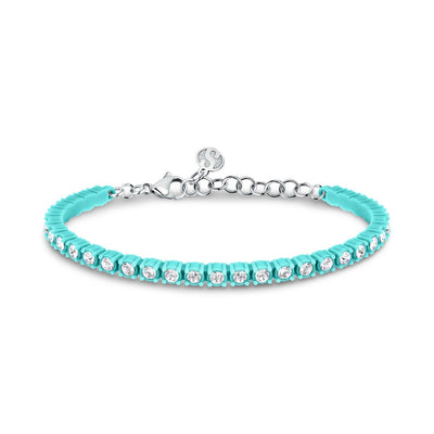 Bracciale MORELLATO donna Superga gomma Celeste