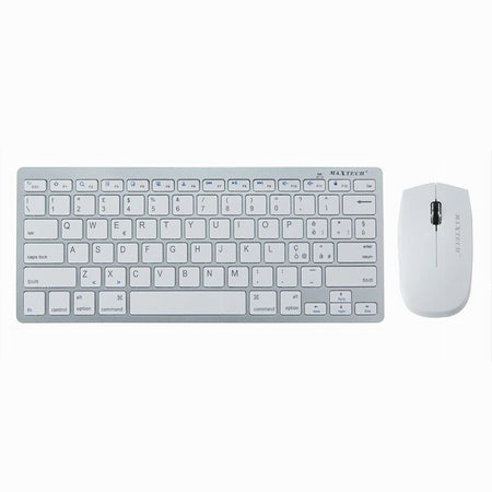 Kit Tastiera + Mouse Wireless 2.4ghz Layout Ita Pc Windows Smart Tv Mac Ek-965m