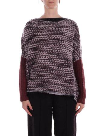 Manila Grace Maglie Burgundi da donna