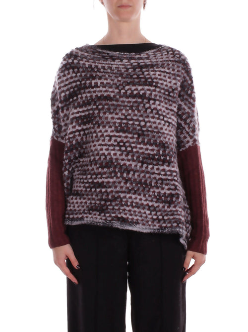 Manila Grace Maglie Burgundi da donna