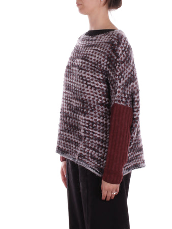 Manila Grace Maglie Burgundi da donna