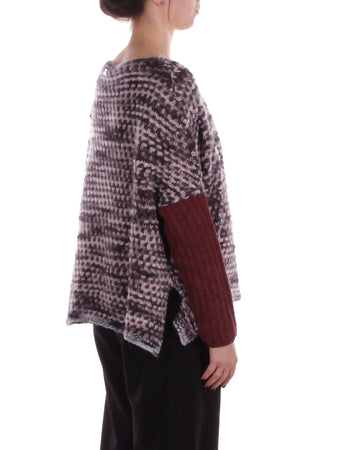 Manila Grace Maglie Burgundi da donna