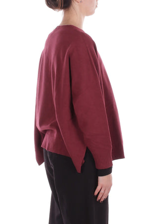 Manila Grace Maglie Burgundi da donna