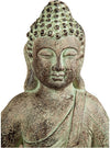 Biscottini Statuetta di Buddha in gesso dipinto finitura anticata L38xPR28xH55 cm Offerta