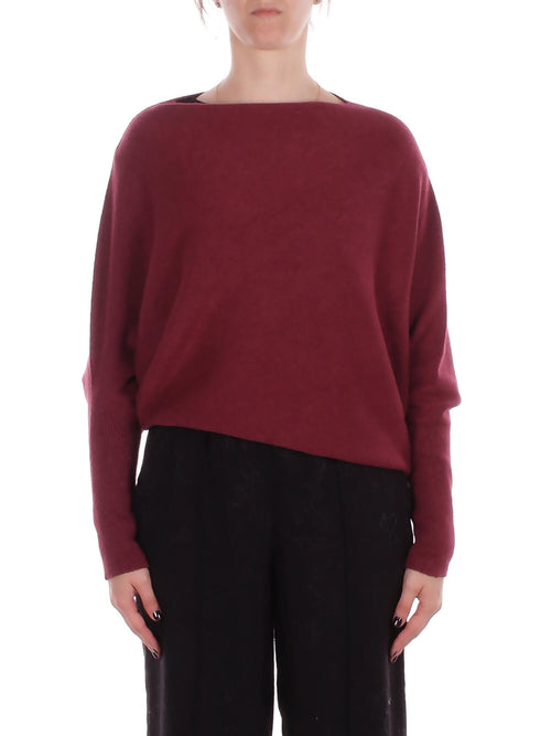 Manila Grace Maglie Burgundi da donna