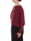 Manila Grace Maglie Burgundi da donna