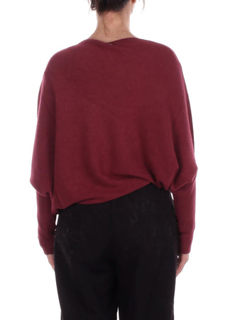 Manila Grace Maglie Burgundi da donna