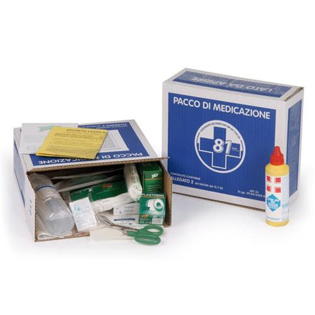 Kit di reintegro per cassetta medica di primo soccorso Allegato 2 per aziende con 2 dipendenti