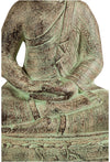Biscottini Statuetta di Buddha in gesso dipinto finitura anticata L38xPR28xH55 cm Offerta