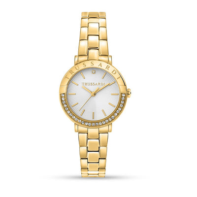 Trussardi T-Vision – Orologio Donna Dorato/Bianco (R2453125503)