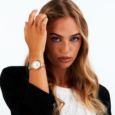 Trussardi T-Vision – Orologio Donna Dorato/Bianco (R2453125503)