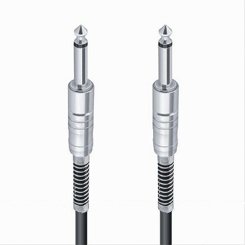 Cavo Collegamento 2 Jack Da 6.5 Mm Mono 3mt Cavo Microfono Audio Stereo Jjack-02