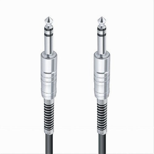Cavo Collegamento 2 Jack Da 6.5 Mm 3 Mt Cavetto Microfono Audio Stereo Jjack-07