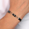 Bracciale MASERATI uomo Ceramic acciaio / oro rosa