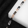 Bracciale MASERATI uomo Ceramic acciaio / oro rosa