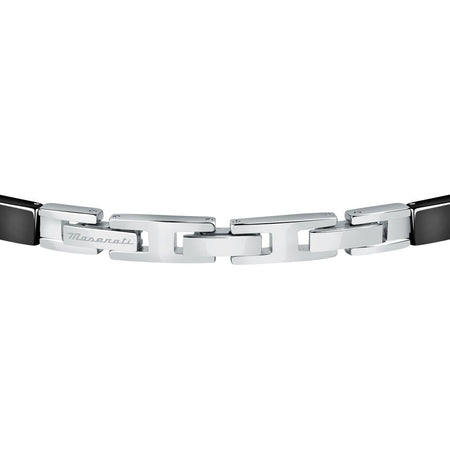 Bracciale MASERATI uomo Ceramic acciaio / oro rosa