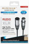 Cavo Xlr 3 Pin Xlr Maschio Femmina Audio Prolunga Microfono Da 1.8 Metri Xlr-01