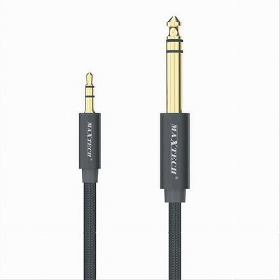 Cavo Aux Jack Da 3,5 Mm A 6,5 mm Audio Stereo Alta Qualità Da 3 Metri Ajack-05
