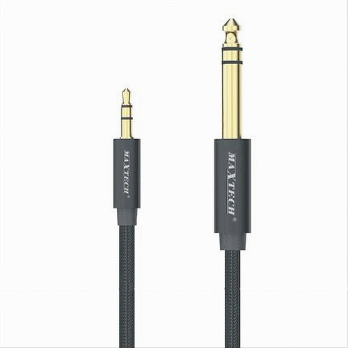 Cavo Audio Aux Jack Da 3,5 Mm A 6,5 mm Stereo Alta Qualità Da 5 Metri Ajack-06