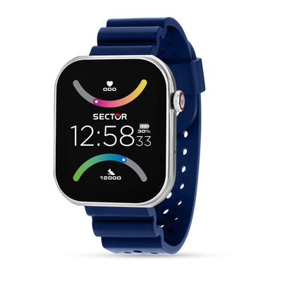 Smartwatch Sector S-03 Digitale Multi-Funzione Gomma Blu