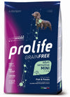Prolife Grain Free mangime secco Cani Adulti Mini salmone e patate 2 kg