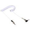 Cavo Prolunga Aux A Spirale Mini Jack Da 3,5 Mm Audio Angolo Retto 1 Mt Aux3-s1m