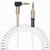 Cavo Prolunga Aux A Spirale Mini Jack Da 3,5 Mm Audio Angolo Retto 1 Mt Aux3-s1m