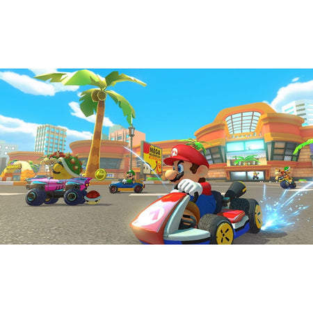 Nintendo Switch OLED + videogioco Mario Kart 8 Deluxe preinstallato, 64 GB Touch screen Wi-Fi Nero, Bianco
