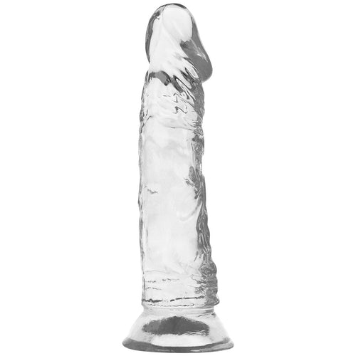 Dildo a Ventosa Realistico Trasparente in Jelly XRay Clear 19cm