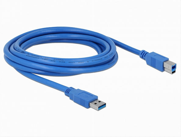Cavo Stampante Usb Bm3.0 3 Mt Rinforzato Resistente 4,80gbps/s Fotocamera F-bm07