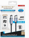 Cavo Usb Bm2.0 Maschio 480mbps 1.5mt Compatibile Stampante Etichettatrice F-bm01