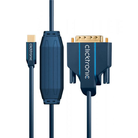 Cavo Mini DisplayPort (Thunderbolt) a DVI-D 24+1 2m Alta Qualità