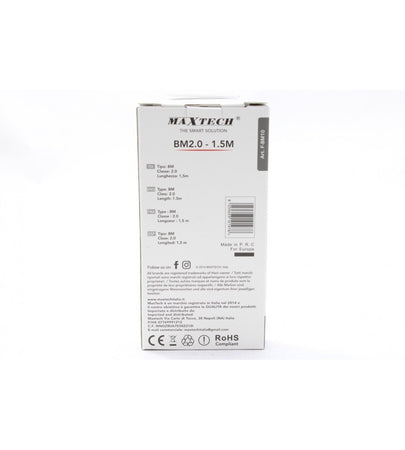 Cavo F-bm10 Cavetto Per Stampante Bm2.0 Usb Da 1,5mt Compatibile Notebook Desktop