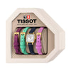 Tissot Lovely – Orologio Donna Oro e Pelle Blu (T0581093603103)