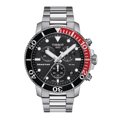 Tissot Seastar 1000 – Orologio Uomo Acciaio Crono Sub (T1204171105101)