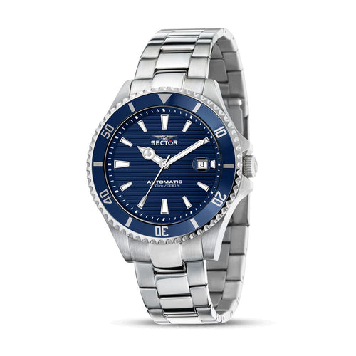Sector 230 – Orologio Uomo Automatico Acciaio Datario Blu (R3223161007)